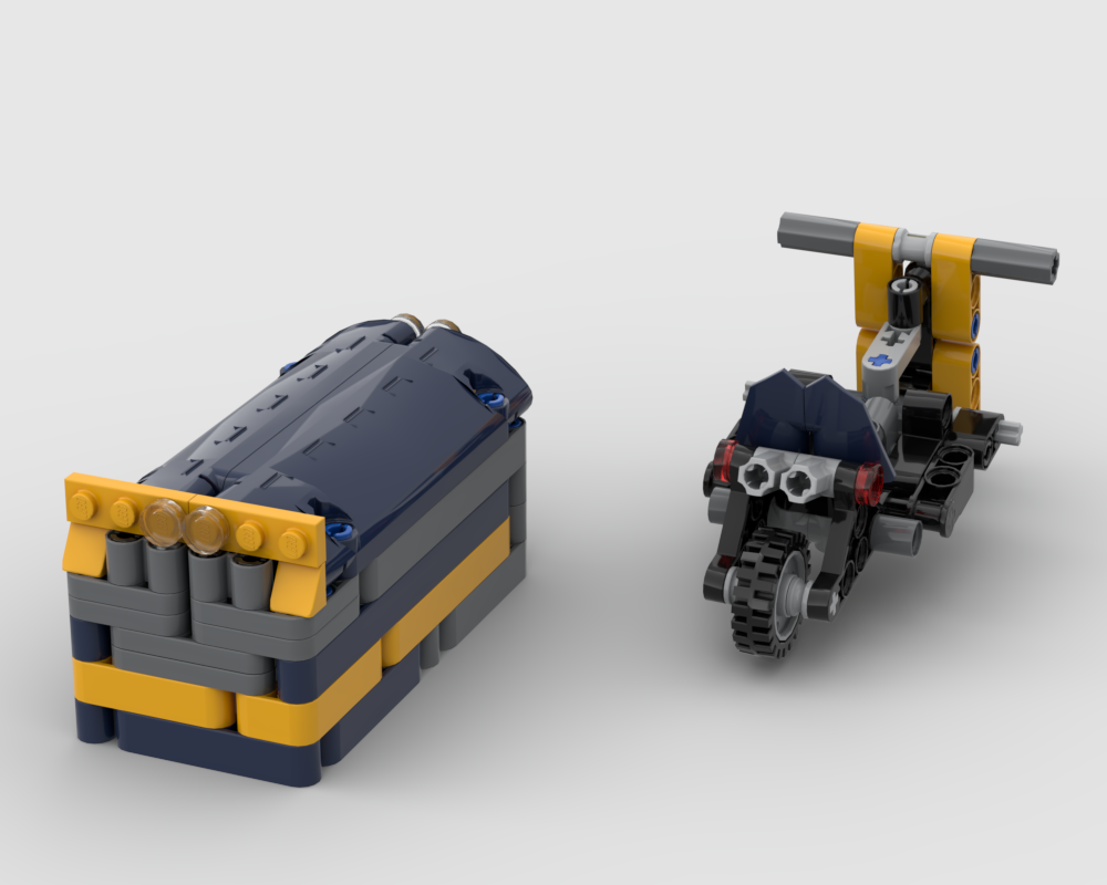 LEGO MOC-141102 Garage&Bike 42147 Alternative by AlexGam | Rebrickable ...
