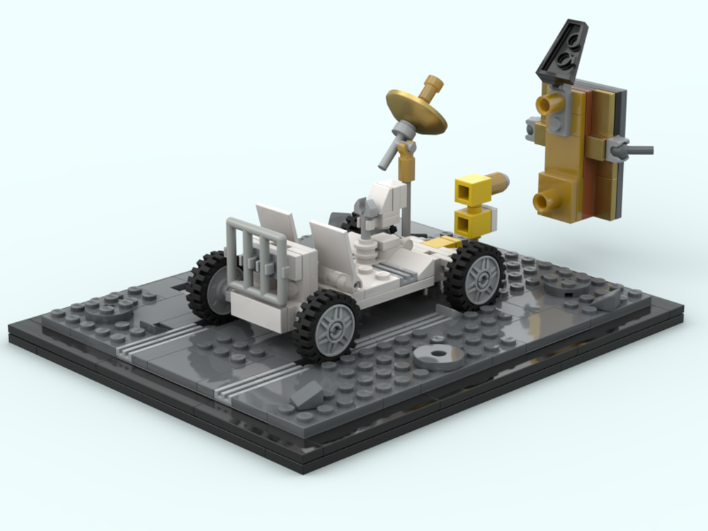 LEGO MOC Lunar Roving Vehicle by iscatrebor | Rebrickable - Build with LEGO