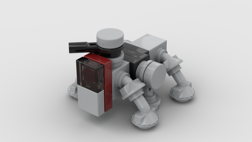 LEGO MOC Micro Scale AT-TE by FOR THE REPUBLIC
