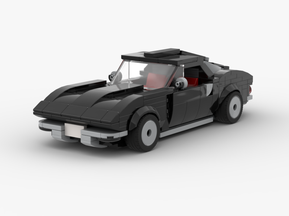 Lego Moc Corvette C2 Stingray By Doubleubricks Rebrickable Build With Lego 1419