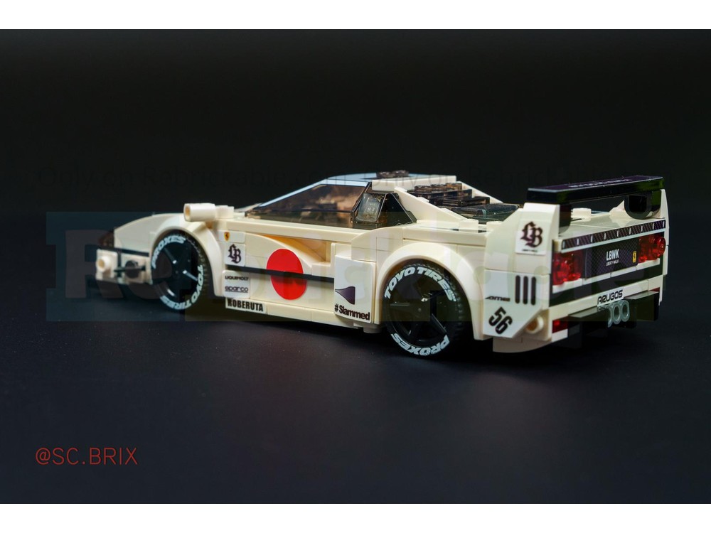 LEGO MOC-141157 LBWK Liberty Walk F40 by sc.brix | Rebrickable - Build ...