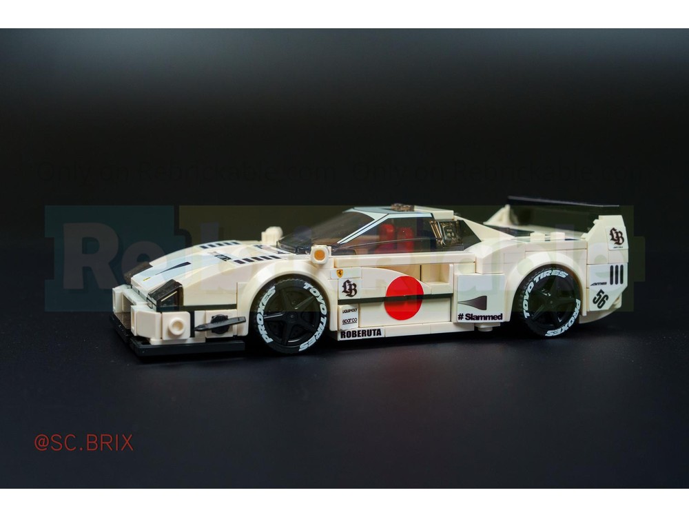 LEGO MOC LBWK Liberty Walk F40 by sc.brix | Rebrickable - Build