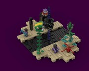 LEGO MOC Minecraft Dungeons Heart of Ender by Fire_Dragon