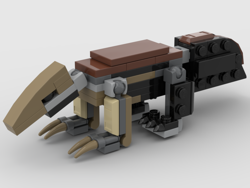 LEGO MOC Giant Anteater by builditmac | Rebrickable - Build with LEGO