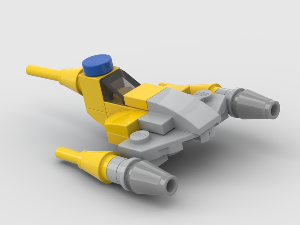 LEGO MOC micro scale n1 starfighter by Lego_things_and_stuff ...