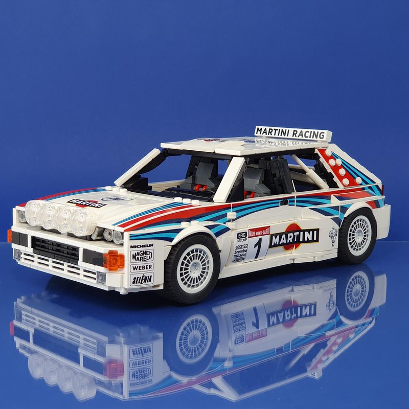 LEGO MOC Lancia Delta Integrale Rallye Monte Carlo by Pingubricks ...