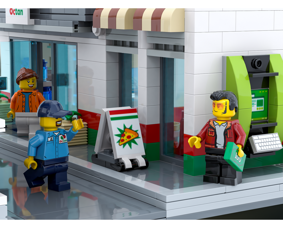 LEGO MOC Lego City Service Station by brickingfromhome | Rebrickable ...