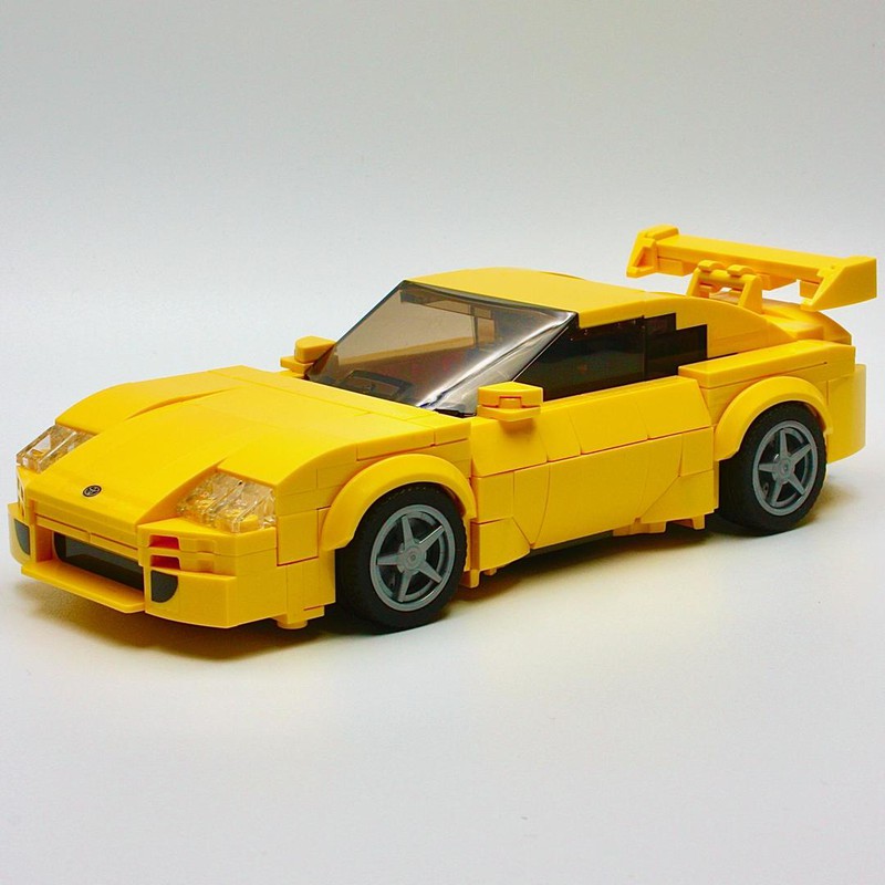 LEGO MOC Toyota Supra MK4 - 76901 conversion kit by barneius