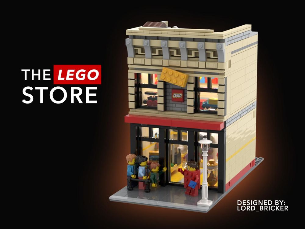 Lego Moc The Lego Store By Lord_Bricker | Rebrickable - Build With Lego