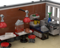 LEGO MOC 31097 Modular Petshop and Cafe by TheLuckyOne