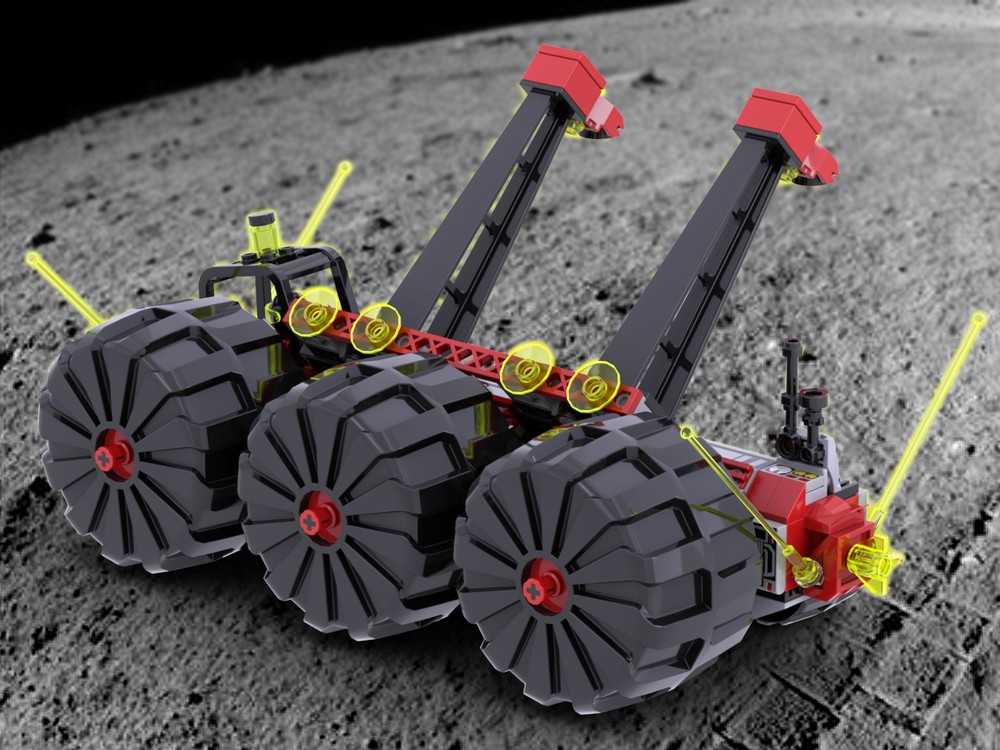 LEGO MOC Container Transport Rover by Thomus_Bean | Rebrickable - Build ...