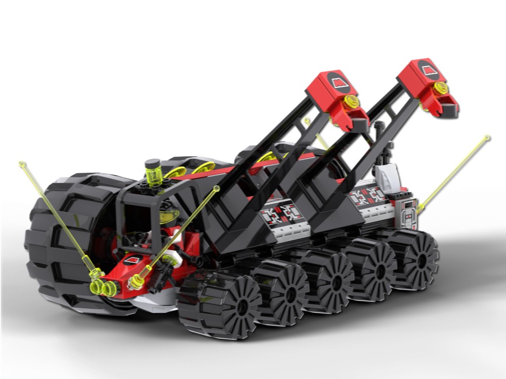 LEGO MOC Container Transport Rover by Thomus_Bean | Rebrickable - Build ...