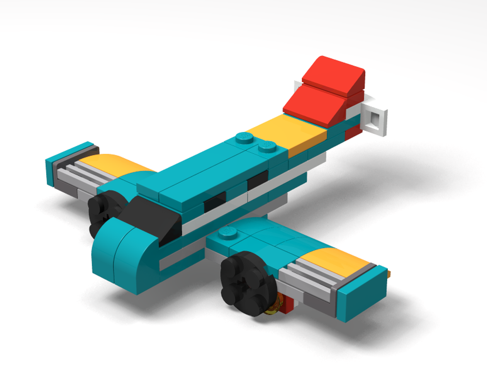 LEGO MOC mini passenger plane by Twinbricks2 | Rebrickable - Build with ...