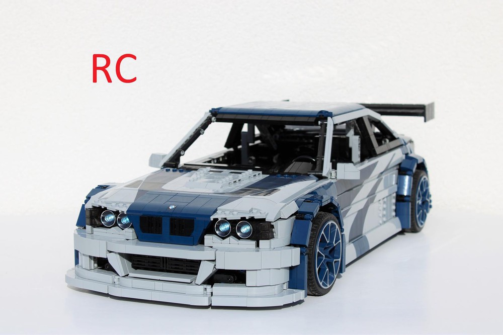 LEGO MOC BMW E46 M3 GTR Need for Speed MOST WANTED Edition (blue