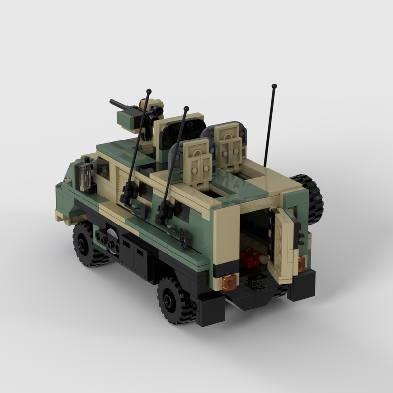 LEGO MOC Bushmaster Troop Carrier by Tom_pat124 | Rebrickable - Build ...