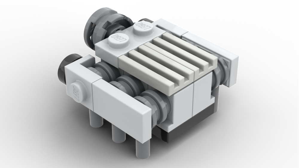 LEGO MOC 6-Cylinder Boxer Engine by Rocha11 | Rebrickable - Build with LEGO