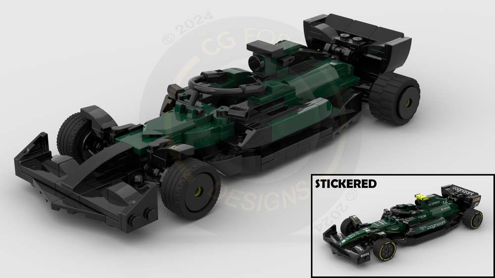 LEGO MOC F1 Aston Martin AMR23 by LegoCG