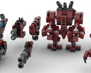 LEGO MOC Reaver Titan, Lucius Pattern (Warhammer 40k) by RoRyBurn