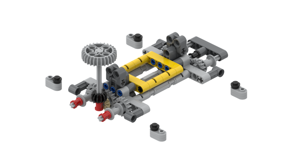 geni grådig letvægt LEGO MOC Winch Attachment for the BAAD/a by Tj_the_Brickwright |  Rebrickable - Build with LEGO