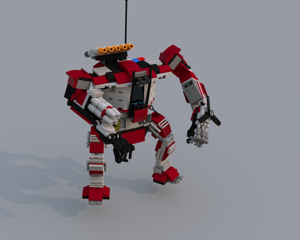 LEGO MOC Engineering Battle-mech by PlungeRouter | Rebrickable - Build ...