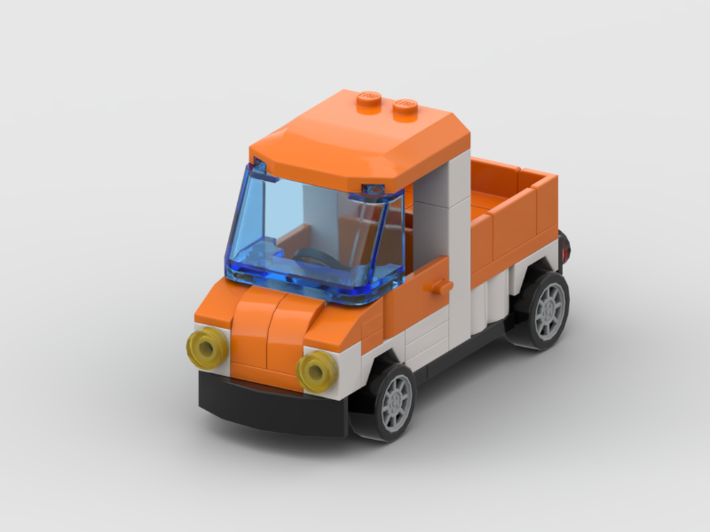 LEGO MOC Construction vehicle by BrickDog! Rebrickable Build with LEGO