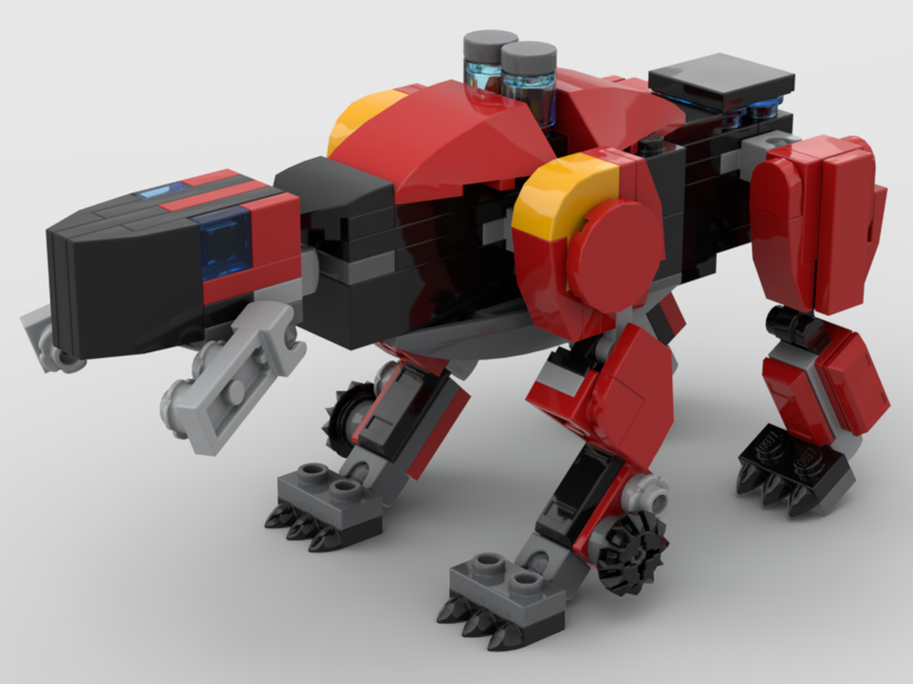 LEGO MOC Fireclaw (Horizon) by builditmac | Rebrickable - Build with LEGO