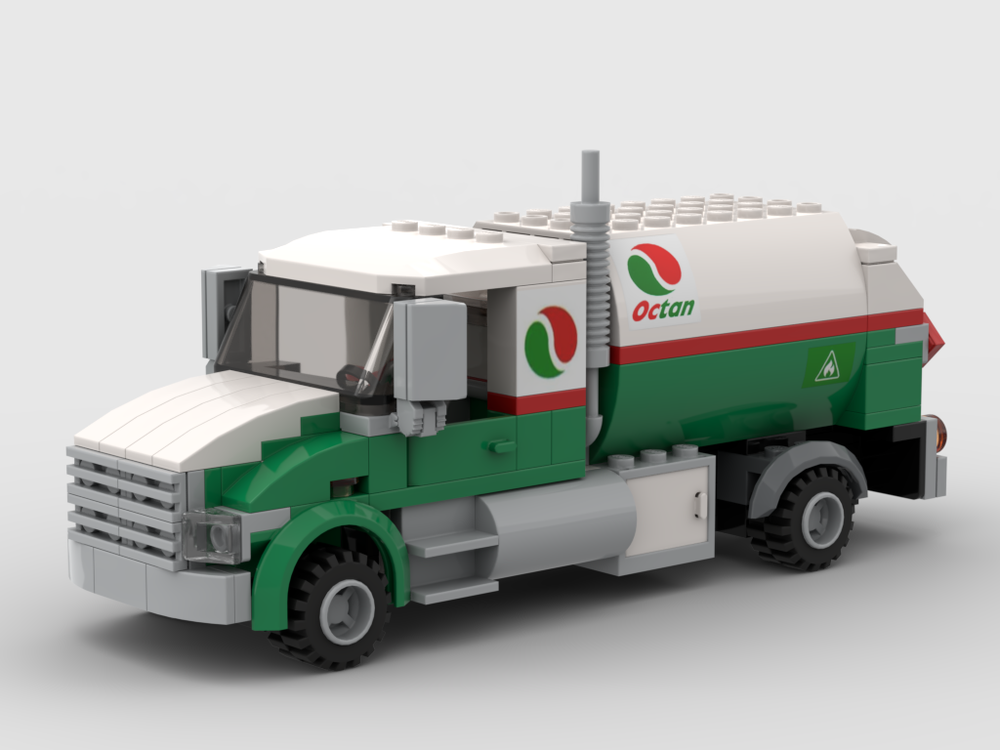 LEGO MOC Octan Fuel Truck by JIDBrickCreations | Rebrickable - Build ...