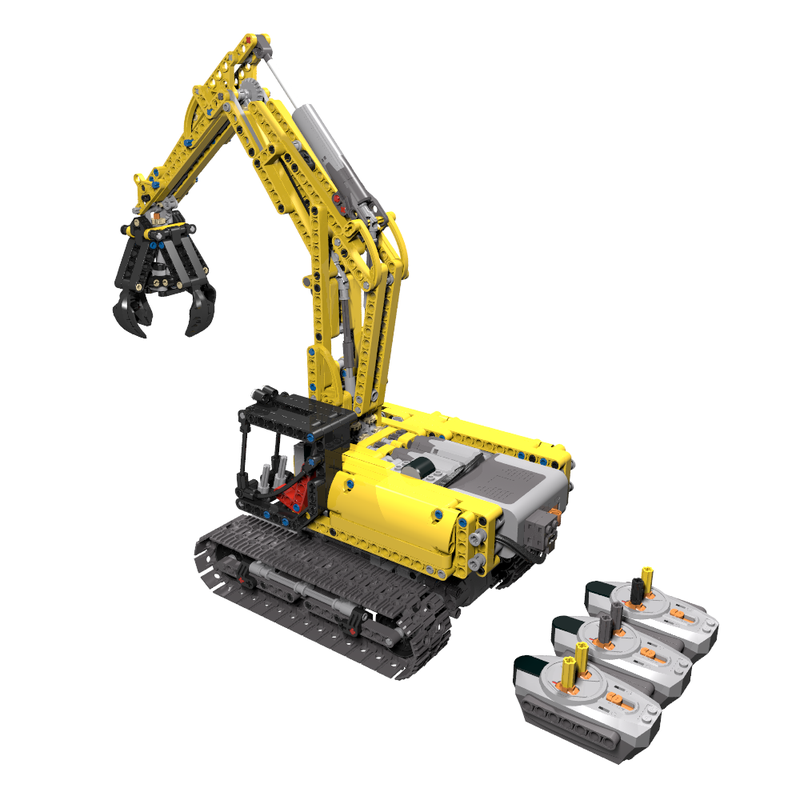 Insistir juguete Sentirse mal LEGO MOC 42006 Excavator full RC by jb70 | Rebrickable - Build with LEGO
