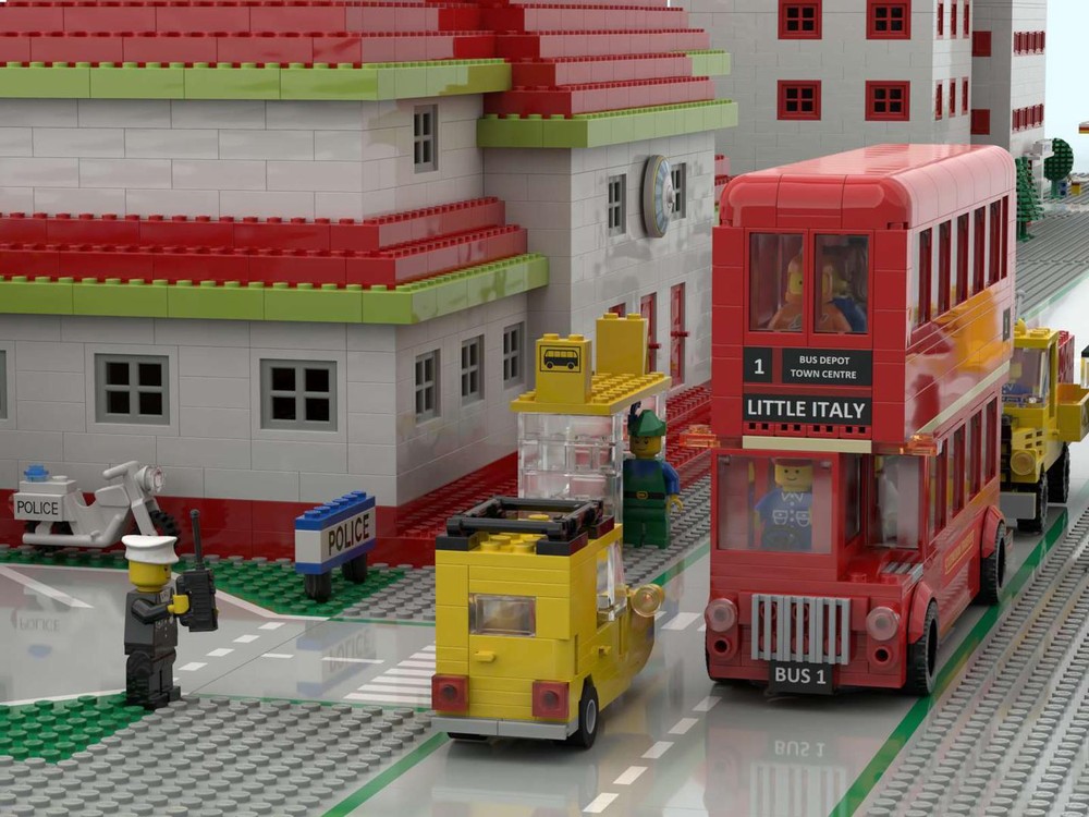 LEGO MOC-142597 Routemaster British Double Decker London Bus 6 stud ...