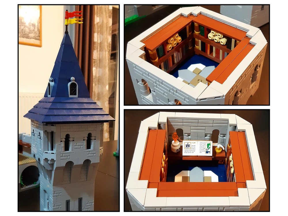 LEGO MOC-142666 Keep and low courtyard (extension for 10305) by
