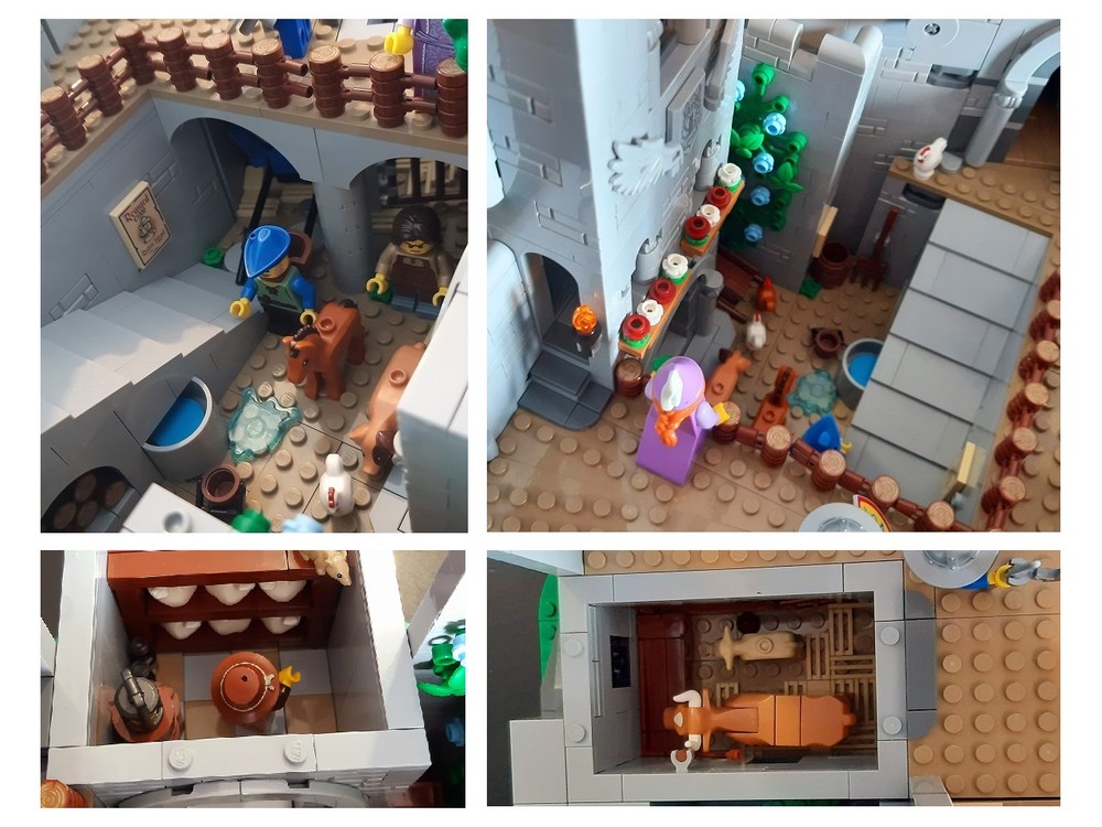 LEGO MOC-142666 Keep and low courtyard (extension for 10305) by ...