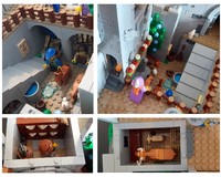 LEGO MOC-142666 Keep and low courtyard (extension for 10305) by