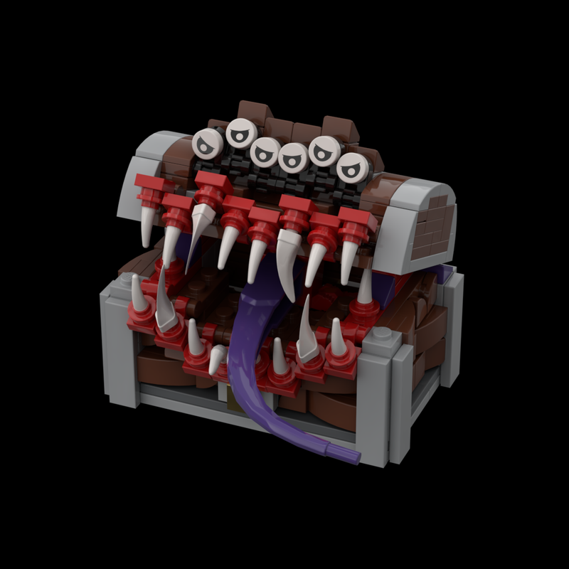 LEGO MOC Mimic Chest Monster by Check_out_my_bricks | Rebrickable ...