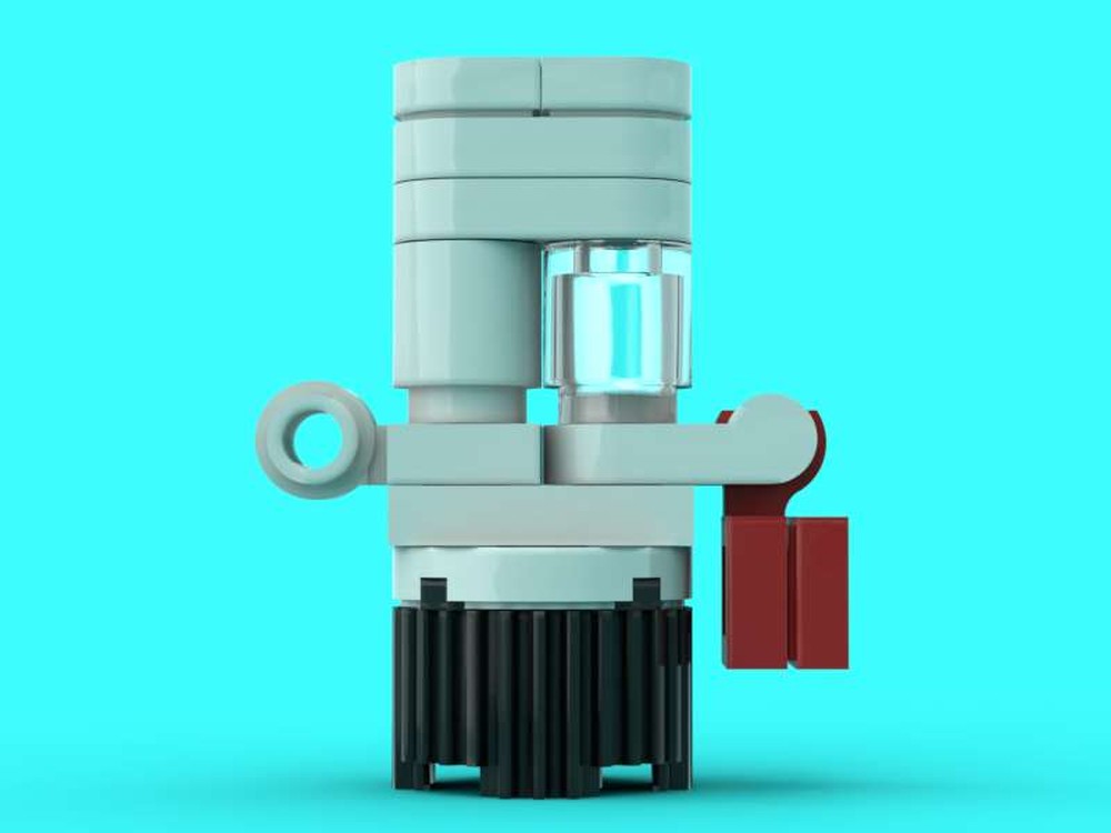 LEGO MOC Lego Dimensions Back To The Future Mr. Fusion Minikit Canister