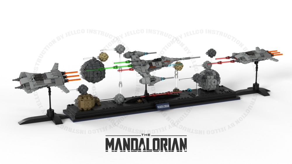 LEGO MOC Micro Diorama : Mandalorian Season 3 Episode 1 : PIRATE