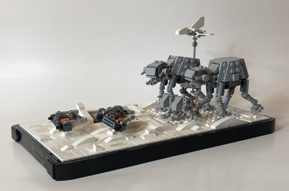 LEGO MOC Hoth Diorama by BAM Mocs