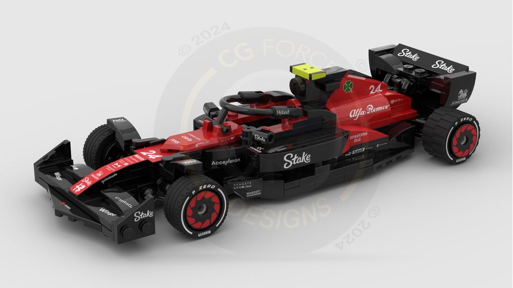 LEGO MOC F1 Alfa Romeo C43 by CGForceDesigns | Rebrickable - Build with ...