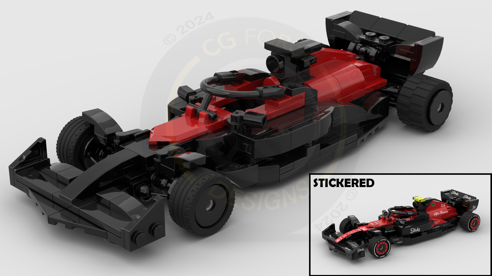 LEGO MOC F1 Alfa Romeo C43 by CGForceDesigns | Rebrickable - Build with ...