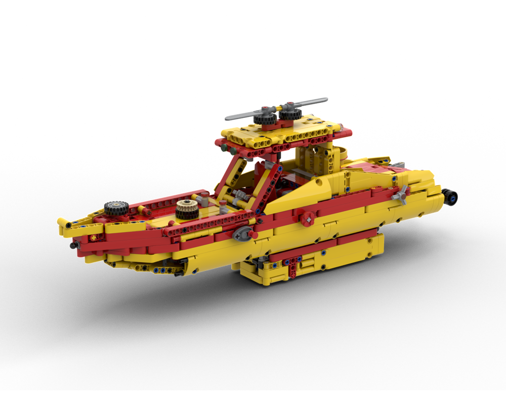LEGO MOC 42152 B-model RESCUE BOAT by Roelofs Creations | Rebrickable ...