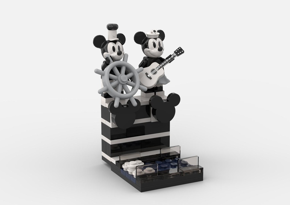 LEGO MOC Vintage Mickey and Minnie Diorama by gorkemm | Rebrickable ...