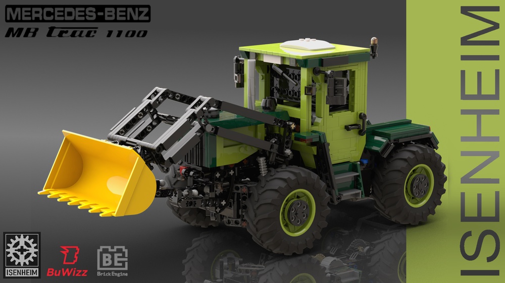 LEGO MOC MB Trac 1100 - RC BuWizz 3.0 by Isenheim