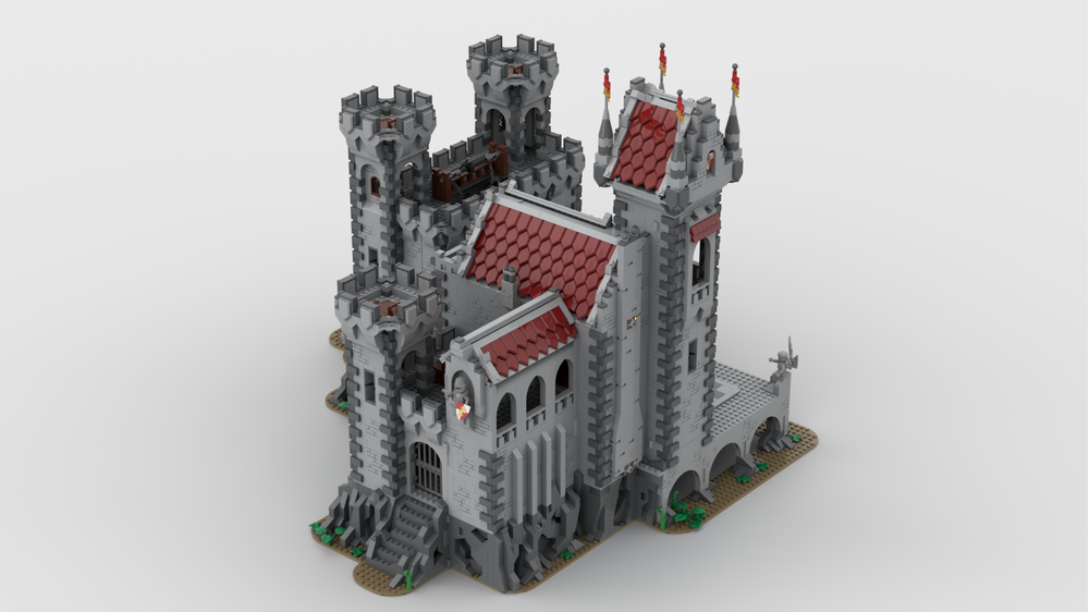 LEGO MOC Red Lions Castle II by sir_wesley86 | Rebrickable - Build with ...