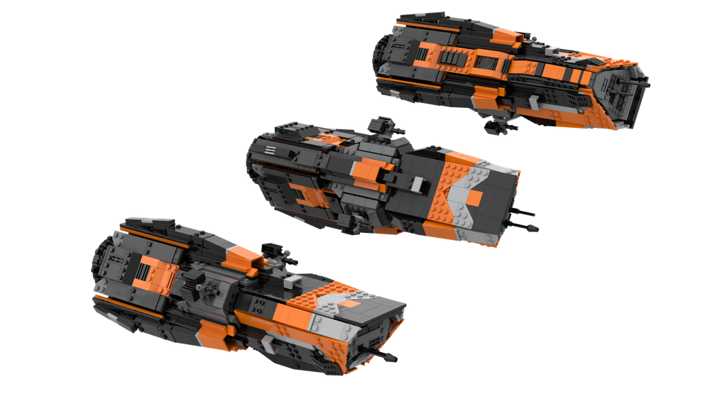 LEGO MOC-143028 The Expanse Morrigan Class 4 x Ships (MRCN Scipio