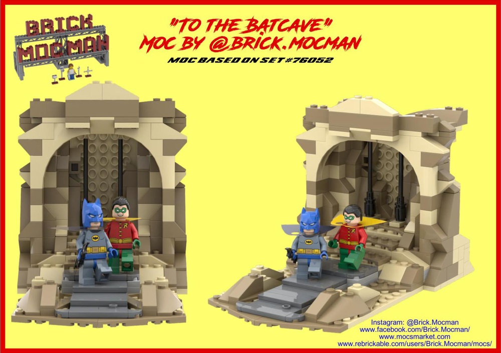 Lego Batcave Moc (Lego custom Batcave), Greetings, dear old…