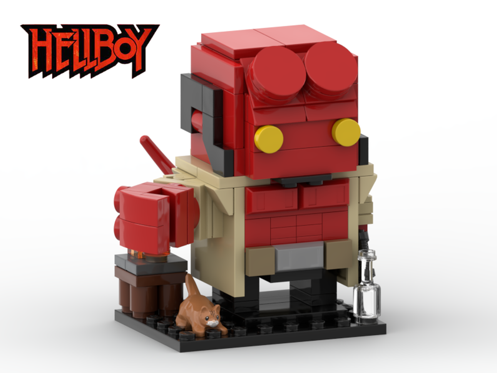 LEGO MOC Hellboy - Brickheadz by EdgarGuacs | Rebrickable - Build with LEGO