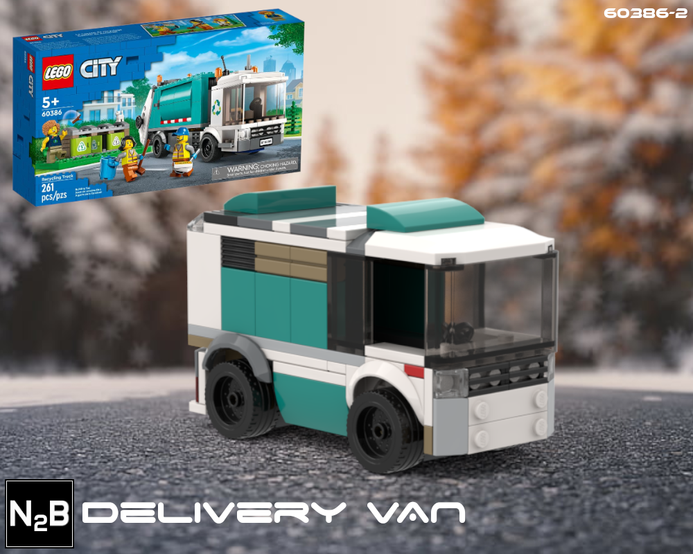 LEGO MOC Delivery Van LEGO 60386 alternate build 2 by n2brick