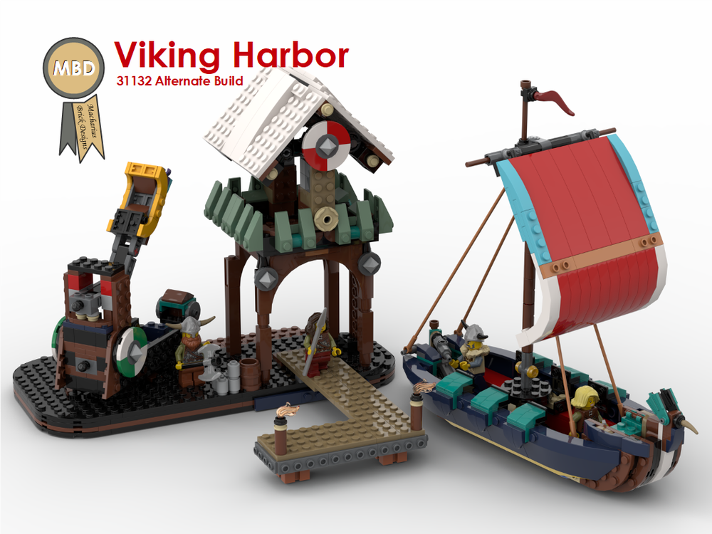 MOC Viking Harbor, 31132 Alternate Build by Macharius | Rebrickable - Build with LEGO