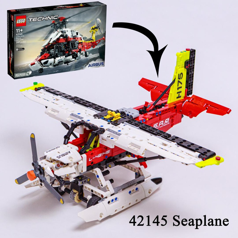 Udsøgt Kong Lear erotisk LEGO MOC Seaplane (42145 Airbus H175 Rescue Helicopter c-model) by klimax |  Rebrickable - Build with LEGO