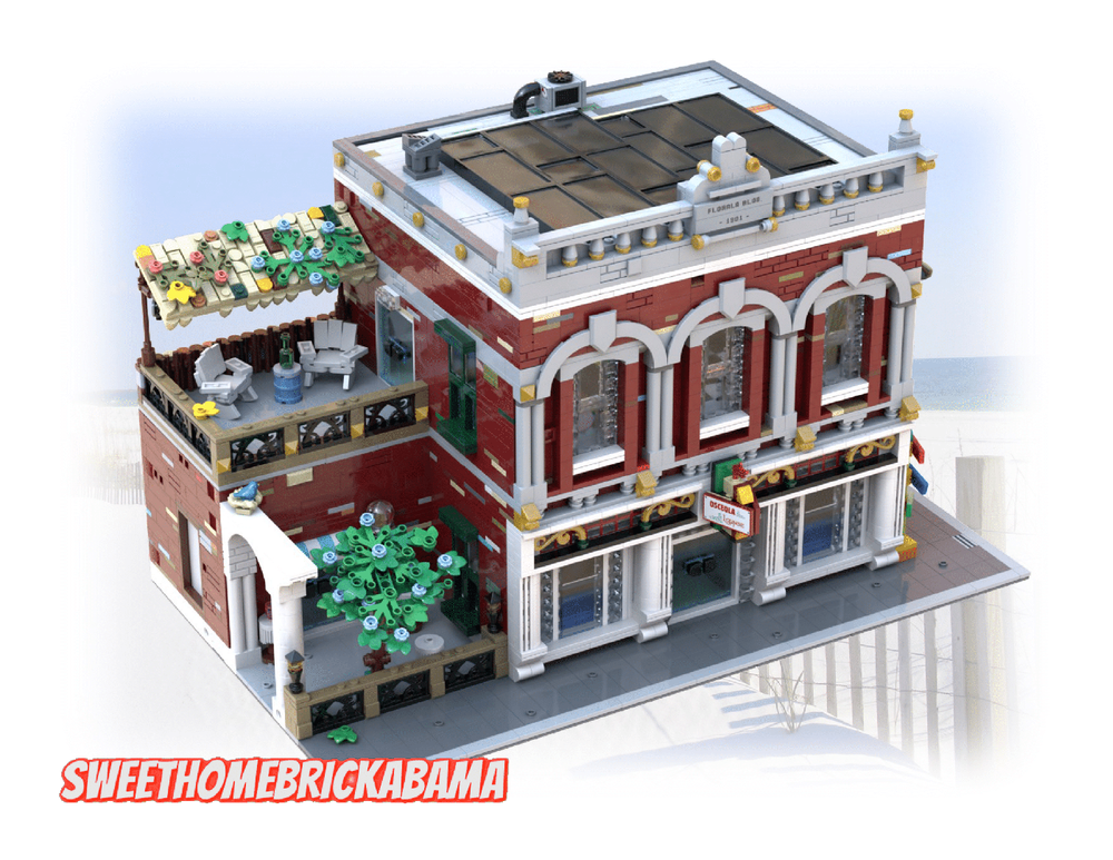 Lego Moc Osceola Lounge By Sweethomebrickabama Rebrickable Build With Lego 1934