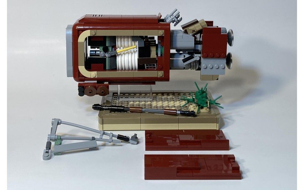 LEGO MOC-143593 10290 Rey's Speeder by BAM Mocs | Rebrickable - Build ...